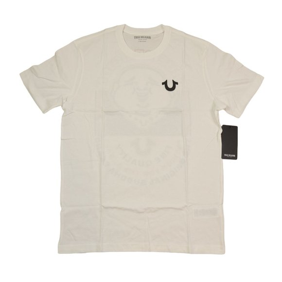 True Religion short sleeve white t-shirt with back graphic - Picture 1 of 4